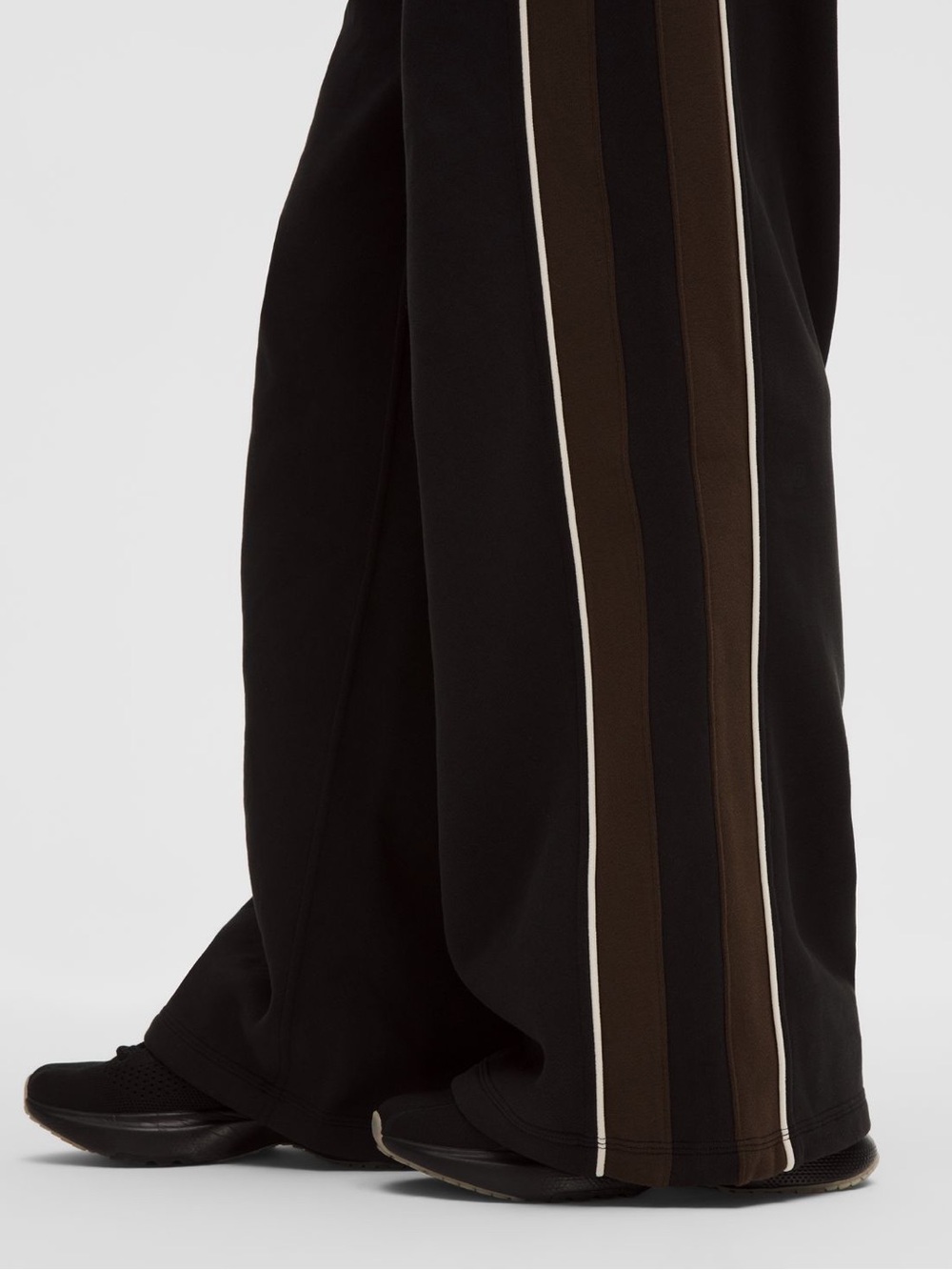 Lululemon Steady State Oversized Track Pant & Pullover - Black/ Walnut Stripe - Picture 6 of 12